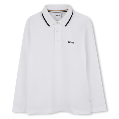 Lang&auml;rmeliges Poloshirt BOSS JUNGE