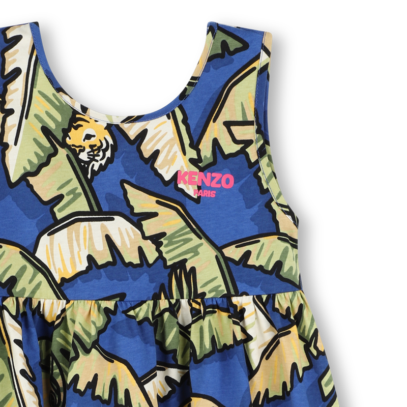 Tr&auml;gerkleid aus Baumwolle KENZO KIDS 
                        M&Auml;DCHEN