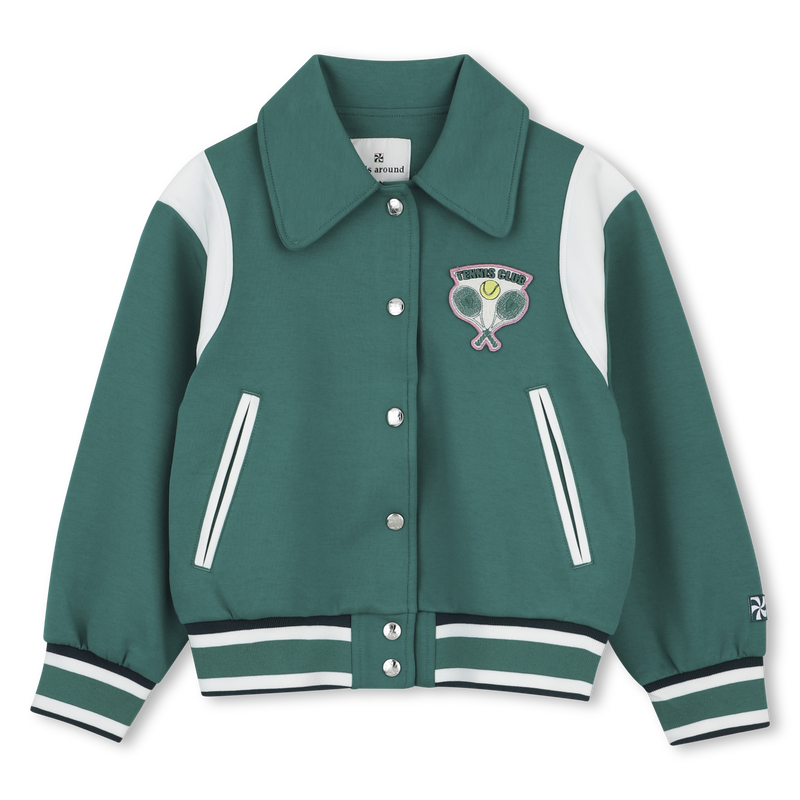 STRICKJACKE MIT DRUCKKN&Ouml;PFEN KIDS AROUND 
                        M&Auml;DCHEN