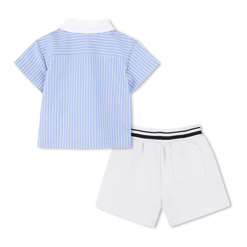 Set aus Hemd und Shorts KARL LAGERFELD KIDS 
                        JUNGE