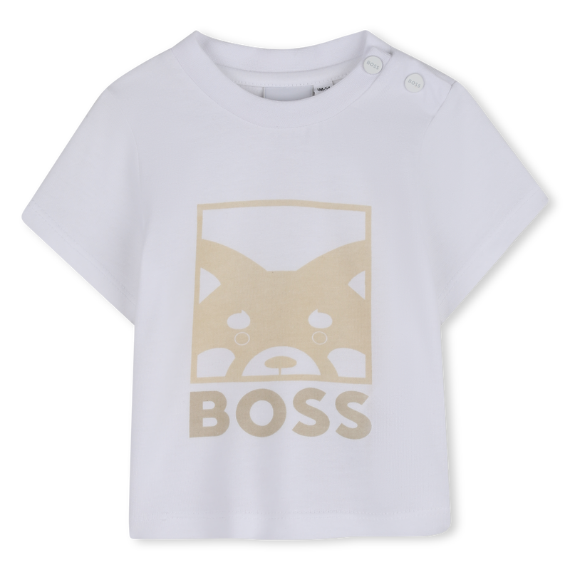 KURZ&Auml;RMELIGES T-SHIRT BOSS 
                        JUNGE
