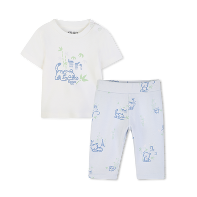 SET AUS T-SHIRT UND HOSE KENZO KIDS JUNGE