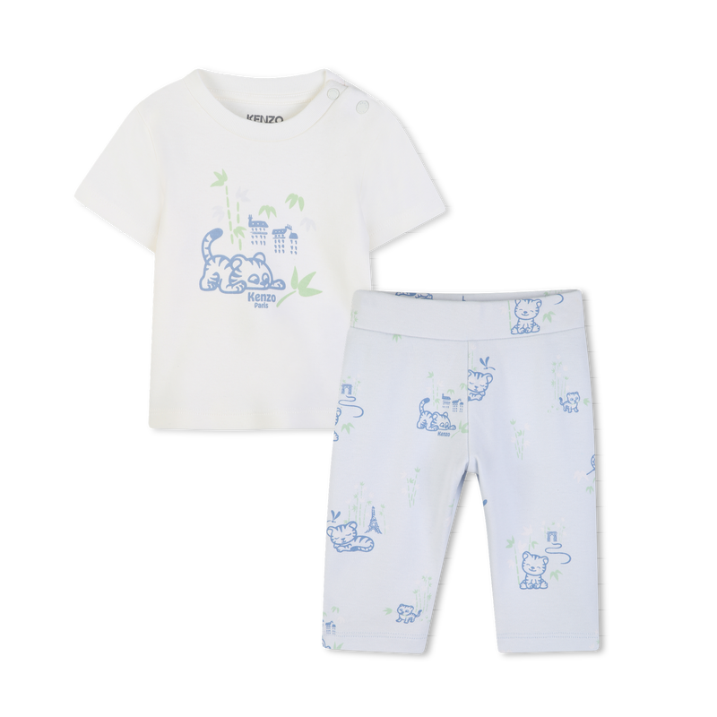 SET AUS T-SHIRT UND HOSE KENZO KIDS 
                        JUNGE