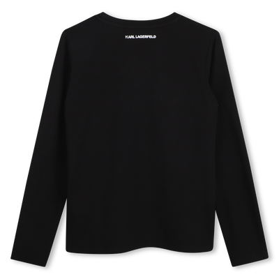 Langarm-T-Shirt KARL LAGERFELD KIDS MÄDCHEN