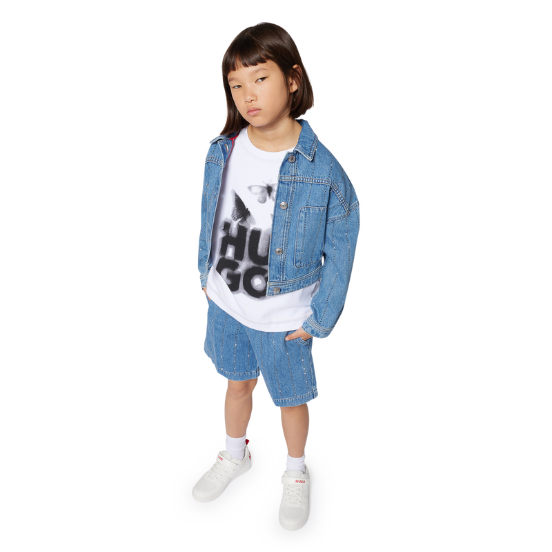 DENIM JACKE HUGO 
                        M&Auml;DCHEN