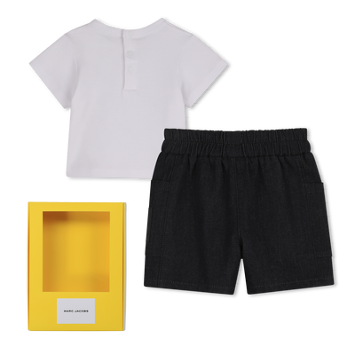 SET AUS T-SHIRT UND SHORTS MARC JACOBS UNISEX