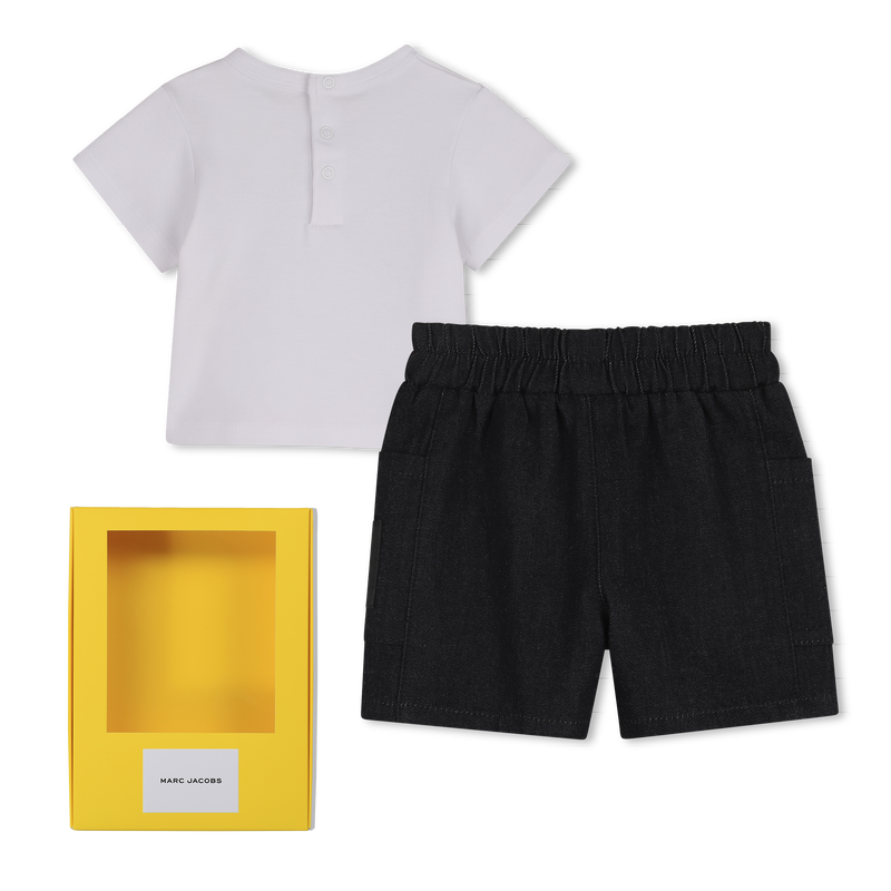 SET AUS T-SHIRT UND SHORTS MARC JACOBS 
                        UNISEX
