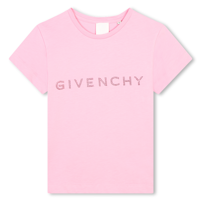 Baumwoll-T-Shirt mit Strass GIVENCHY 
                        M&Auml;DCHEN
