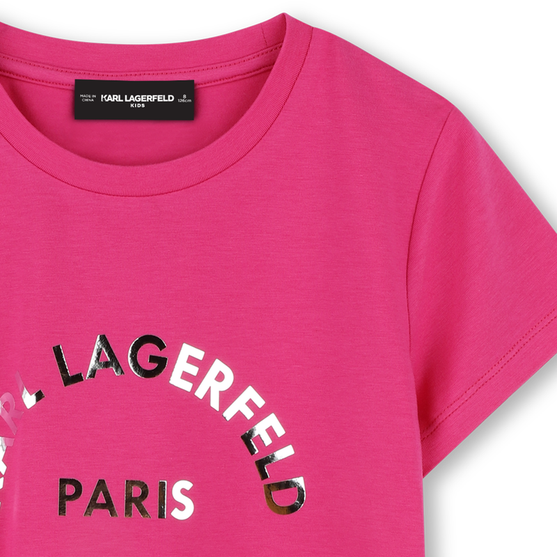 Kurzarm-T-Shirt KARL LAGERFELD KIDS 
                        M&Auml;DCHEN