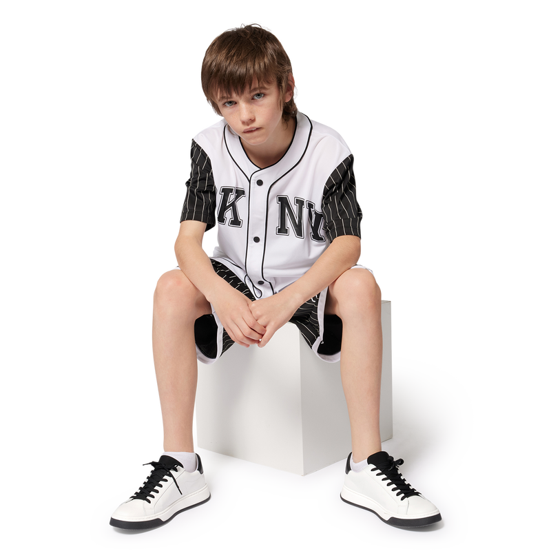 Ledersneaker mit Schn&uuml;rung DKNY 
                    UNISEX