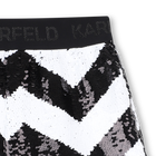 Shorts mit Fischgr&auml;tmuster KARL LAGERFELD KIDS 
                    M&Auml;DCHEN