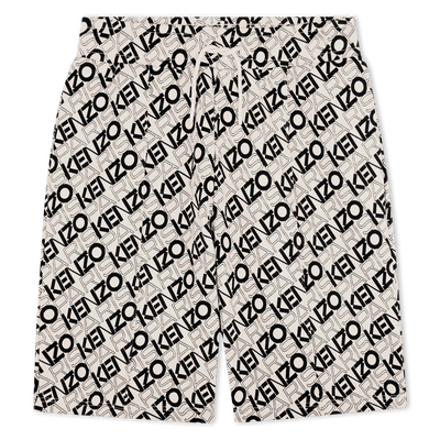 Bedruckte Jogging-Bermudas KENZO KIDS JUNGE