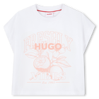 Kurz&auml;rmeliges t-shirt HUGO 
                    M&Auml;DCHEN
