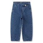 Asymmetrische Denim-Hose KENZO KIDS 
                    M&Auml;DCHEN
