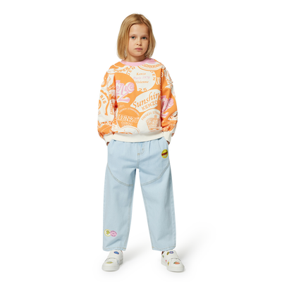 Sweatshirt aus Molton KENZO KIDS M&Auml;DCHEN