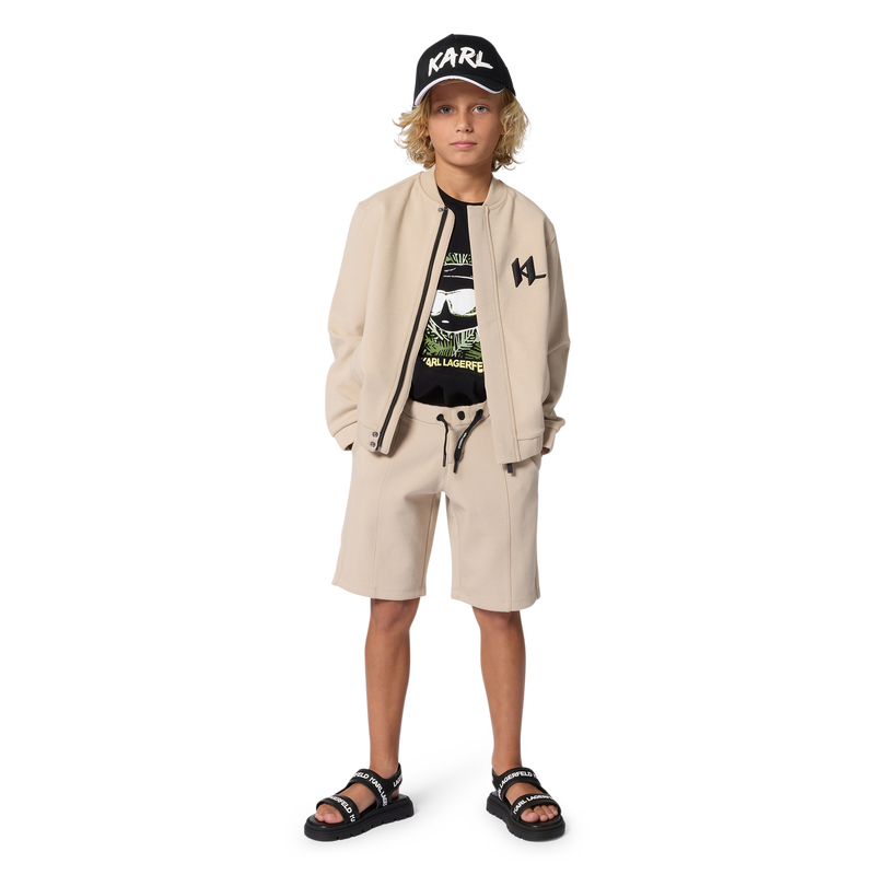 KAPUZENPULLOVER MIT REISSVERSCHLUSS KARL LAGERFELD KIDS 
                        JUNGE