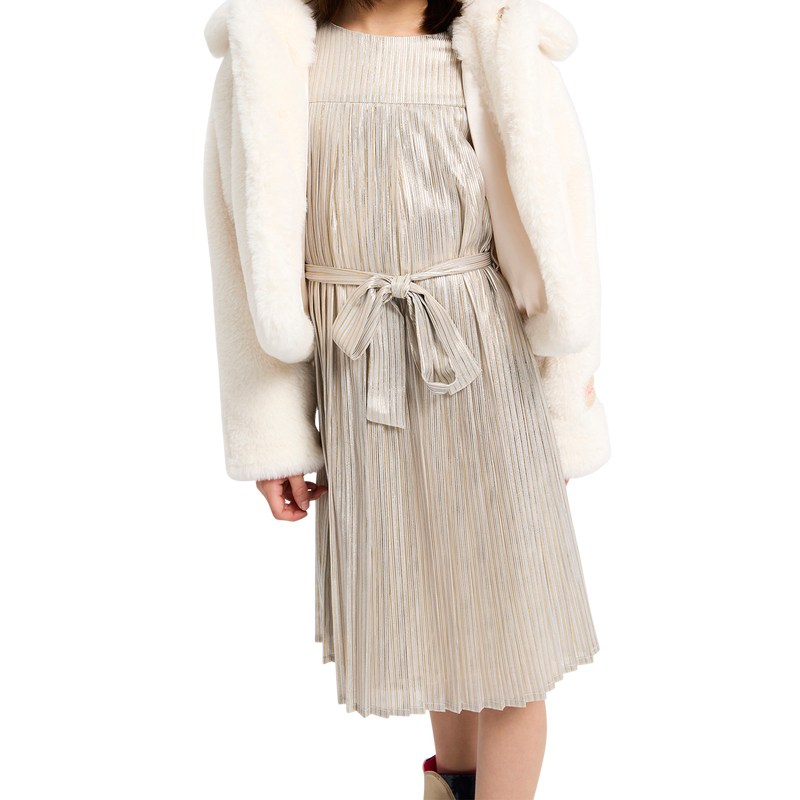 Gestreiftes Plisseekleid BILLIEBLUSH 
                        M&Auml;DCHEN