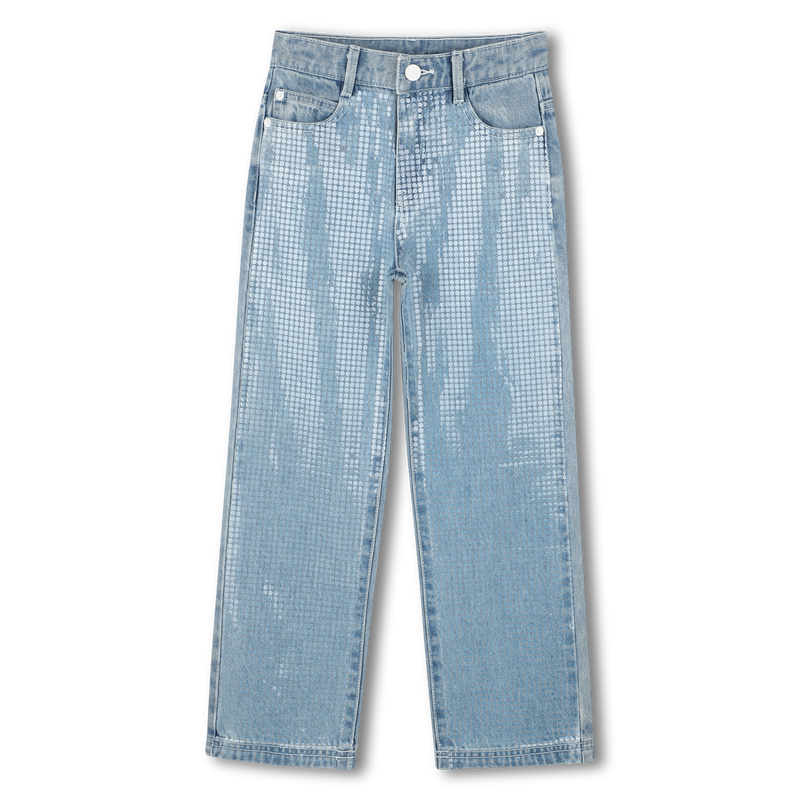 Jeanshose mit Pailletten DKNY 
                        M&Auml;DCHEN