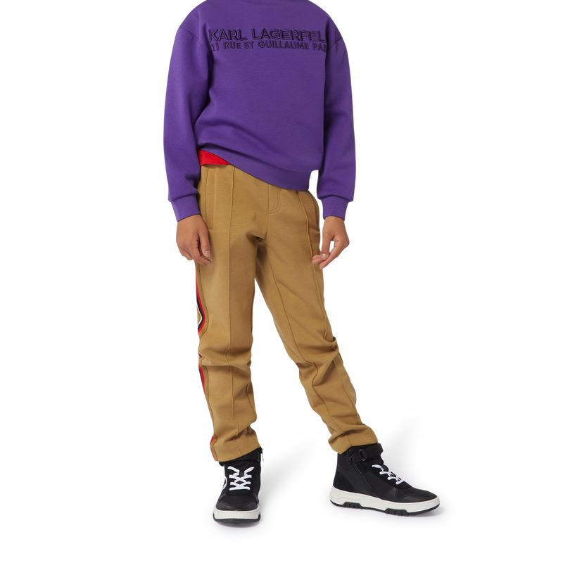 Jogginghose mit Streifen KARL LAGERFELD KIDS 
                        JUNGE