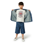 Jeans-Bermudas mit Druck KENZO KIDS 
                    JUNGE