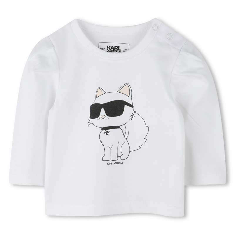 Set mit T-Shirt und Leggings KARL LAGERFELD KIDS 
                        M&Auml;DCHEN