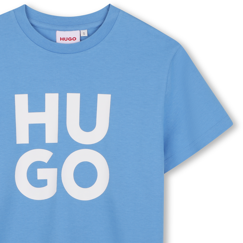 T-Shirt mit kurzen &Auml;rmeln HUGO 
                        JUNGE