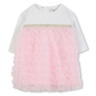 Formelles Kleid aus Baumwolle KARL LAGERFELD KIDS 
                    M&Auml;DCHEN
