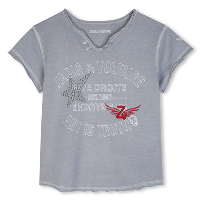 T-Shirt mit kurzen &Auml;rmeln ZADIG & VOLTAIRE M&Auml;DCHEN
