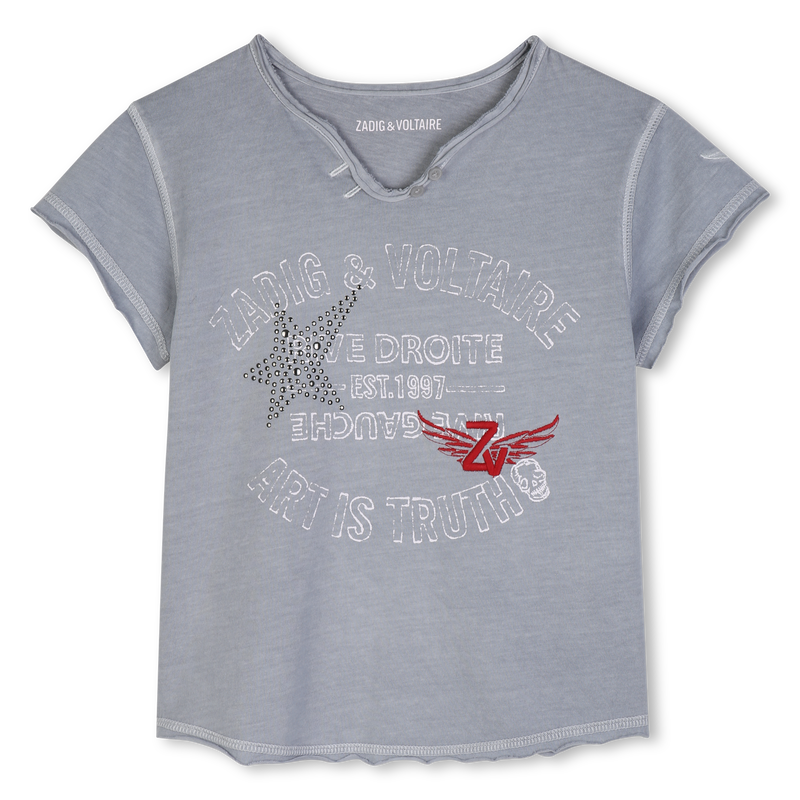 T-Shirt mit kurzen &Auml;rmeln ZADIG & VOLTAIRE 
                        M&Auml;DCHEN