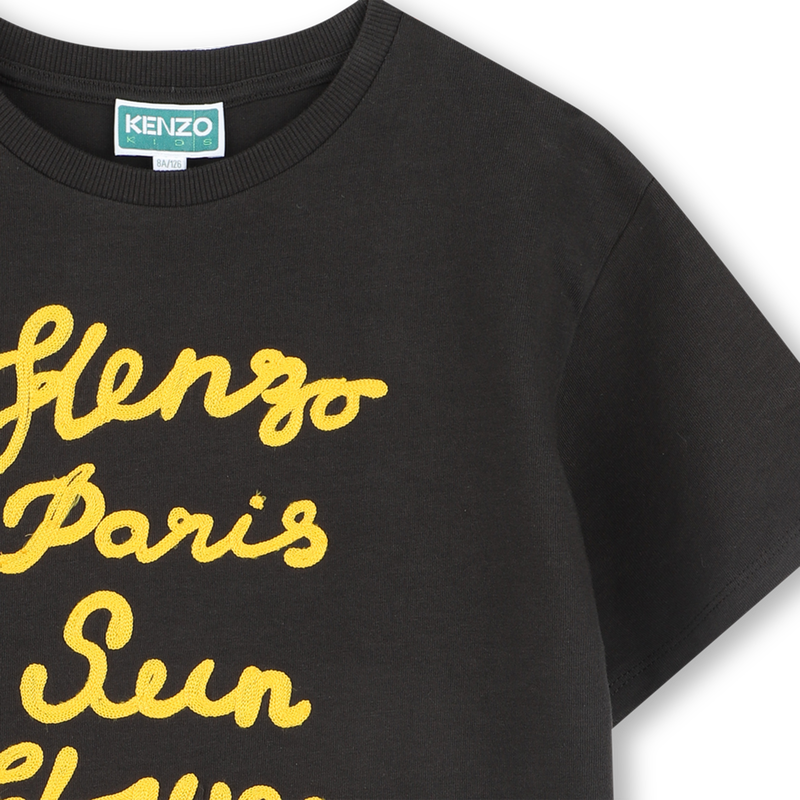 Baumwoll-Shirt mit Stickerei KENZO KIDS 
                        JUNGE