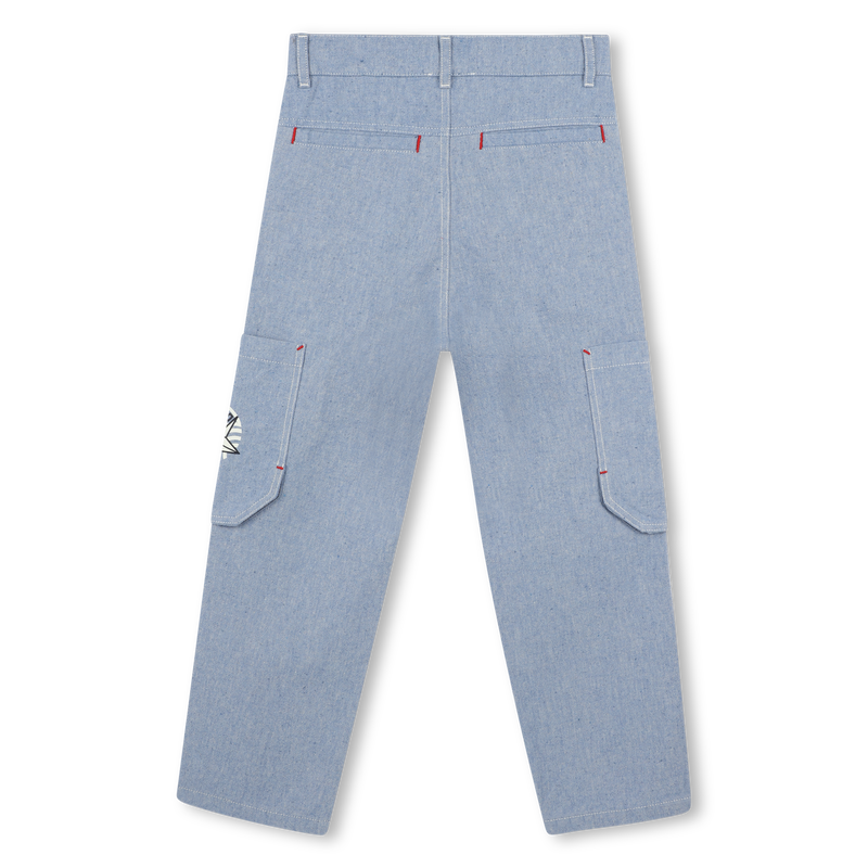 Baumwollhose mit Taschen KENZO KIDS 
                        JUNGE