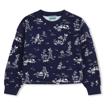 FLEECE-SWEATSHIRT KENZO KIDS MÄDCHEN