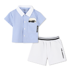 Set aus Hemd und Shorts KARL LAGERFELD KIDS 
                    JUNGE