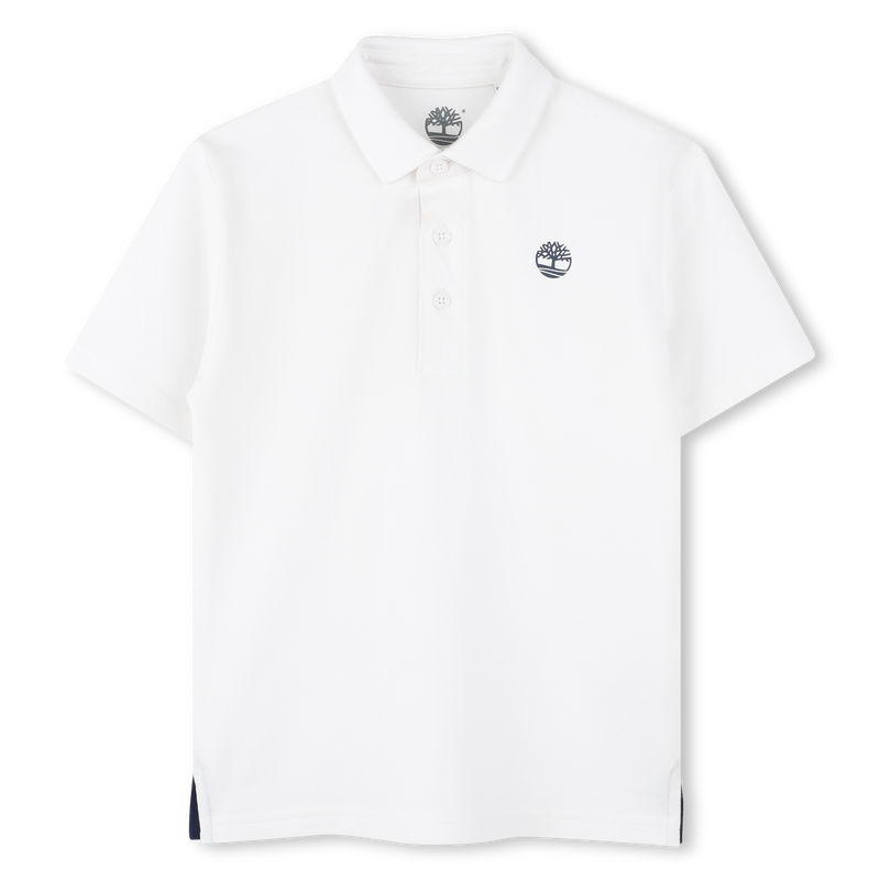 Einfarbiges Poloshirt mit Logo TIMBERLAND 
                        JUNGE