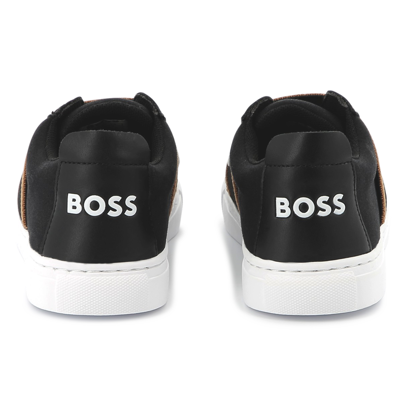 Stretchsneaker aus 2 Materialien BOSS 
                        JUNGE