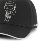 Verstellbares Baumwoll-Cap KARL LAGERFELD KIDS 
                    JUNGE