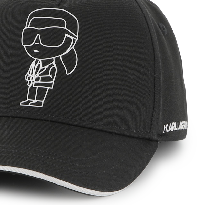 Verstellbares Baumwoll-Cap KARL LAGERFELD KIDS 
                        JUNGE