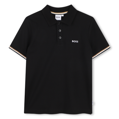 KURZ&Auml;RMELIGES POLOSHIRT BOSS JUNGE