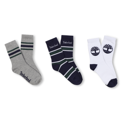 Trio-Pack mit Jacquard-Socken TIMBERLAND JUNGE