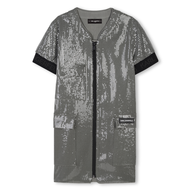 Kurz&auml;rmeliges Kleid KARL LAGERFELD KIDS 
                        M&Auml;DCHEN