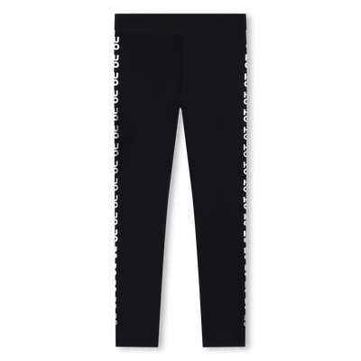 Leggings mit gl&auml;nzenden Logos HUGO M&Auml;DCHEN