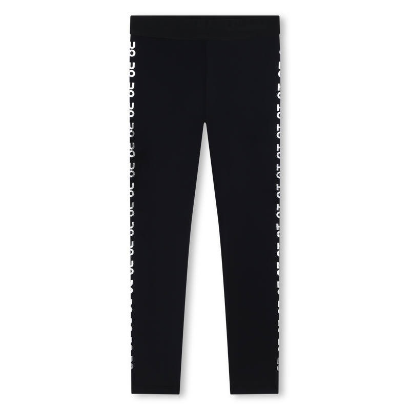 Leggings mit gl&auml;nzenden Logos HUGO 
                        M&Auml;DCHEN
