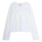 Lang&auml;rmeliges t-shirt MICHAEL KORS 
                    M&Auml;DCHEN