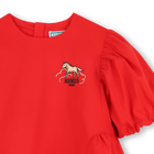 Kleid mit ballon&auml;rmeln KENZO KIDS 
                    M&Auml;DCHEN