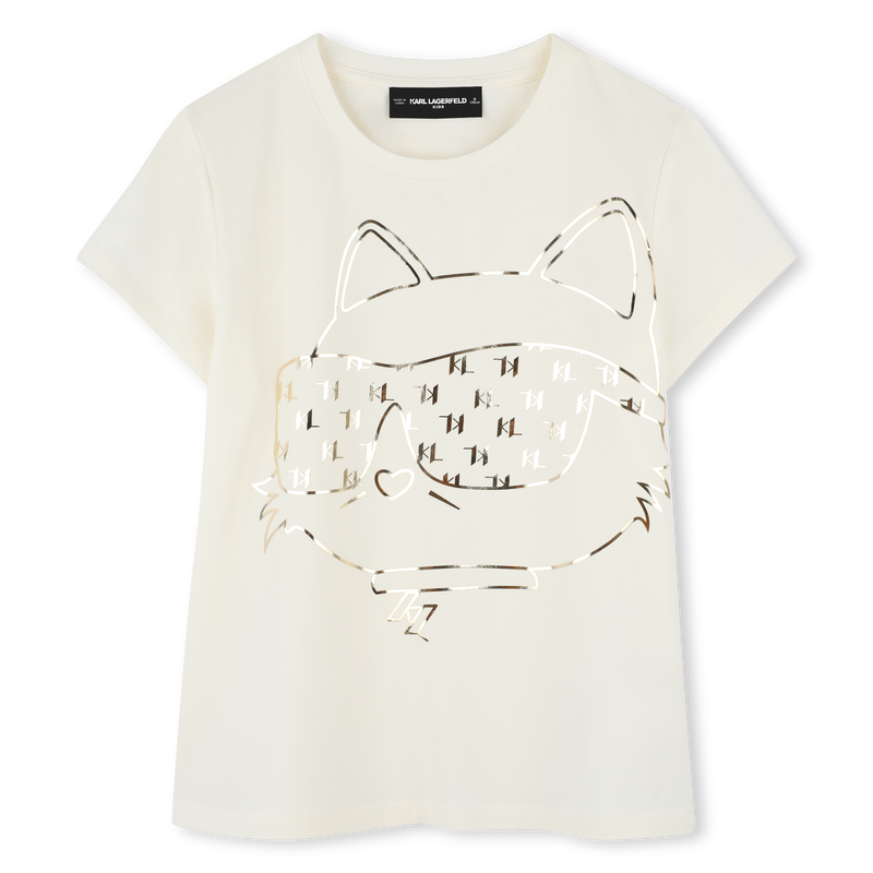 Kurzarm-T-Shirt KARL LAGERFELD KIDS 
                        M&Auml;DCHEN