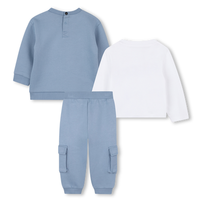 Set aus Sweatshirt, Hose und T-Shirt KARL LAGERFELD KIDS JUNGE
