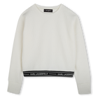Lang&auml;rmeliges Sweatshirt KARL LAGERFELD KIDS 
                    M&Auml;DCHEN