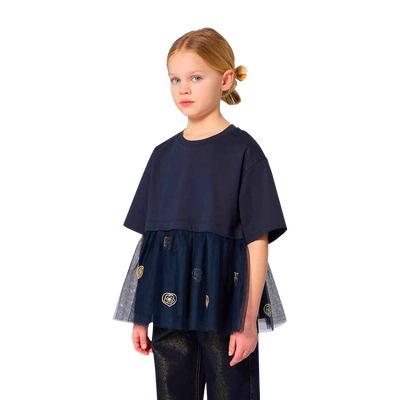 T-Shirt mit Fantasieprint KENZO KIDS M&Auml;DCHEN