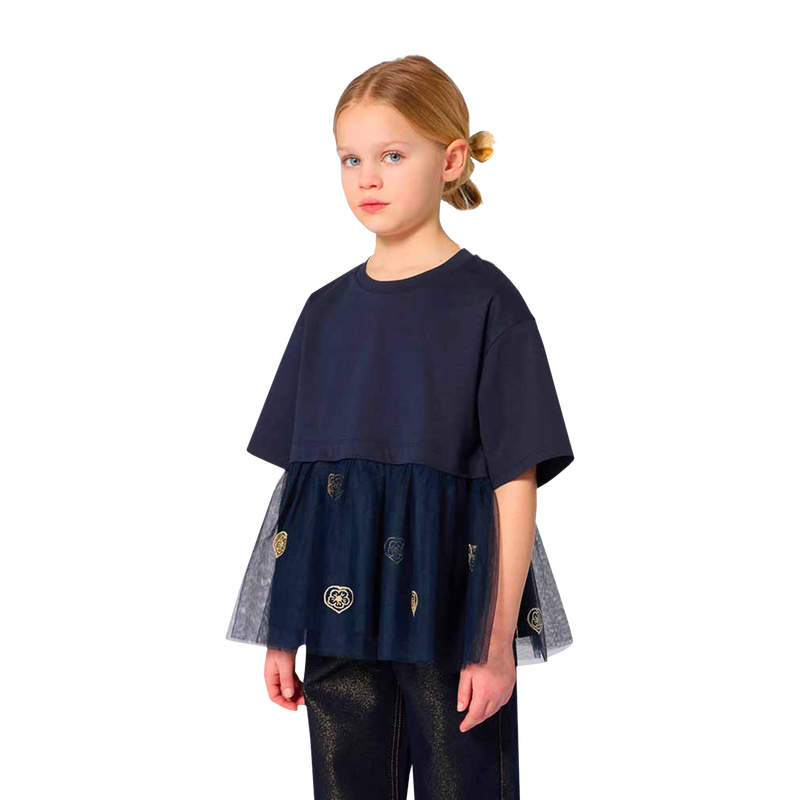 T-Shirt mit Fantasieprint KENZO KIDS 
                        M&Auml;DCHEN
