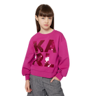 Lang&auml;rmeliges Sweatshirt KARL LAGERFELD KIDS 
                    M&Auml;DCHEN